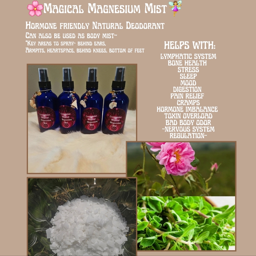 Magnesium Mist/Natural Deodorant